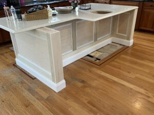 Kitchen Cabinet Trim Installation in Simsbury