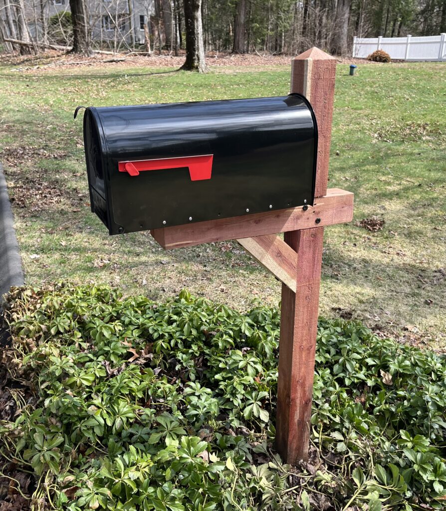 Mailbox Post Installation in West Simsbury