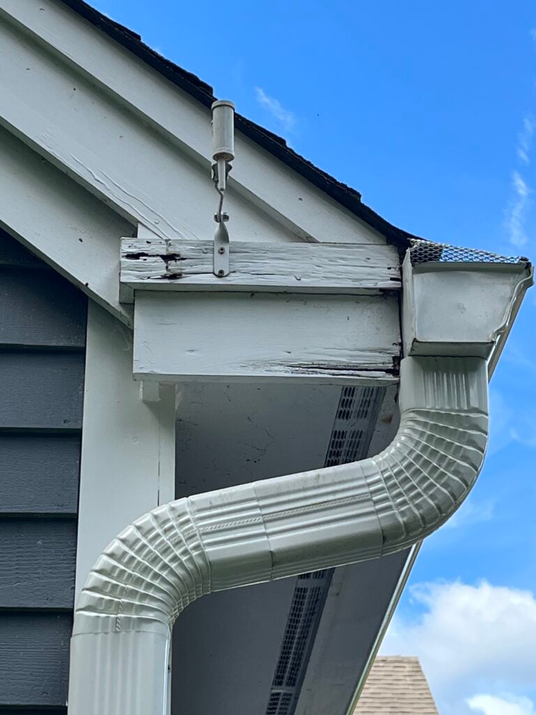 Wood Rot Repair in Avon — exterior painting