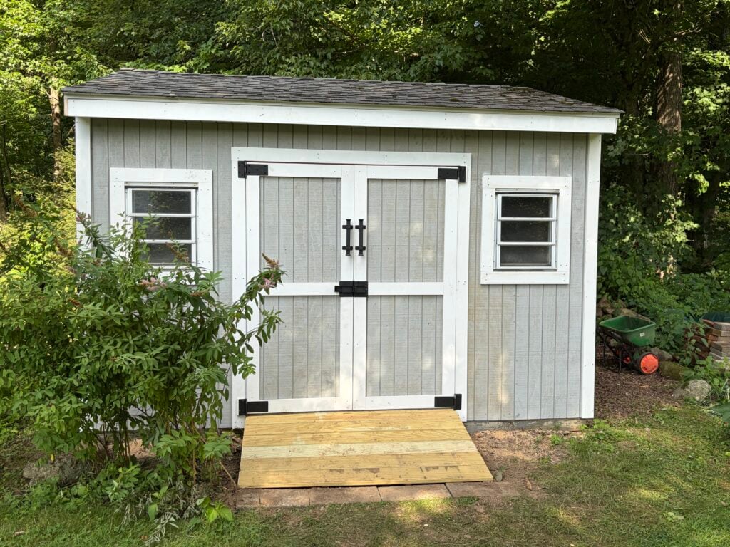 Shed and Deck Renovation in Granby — granby