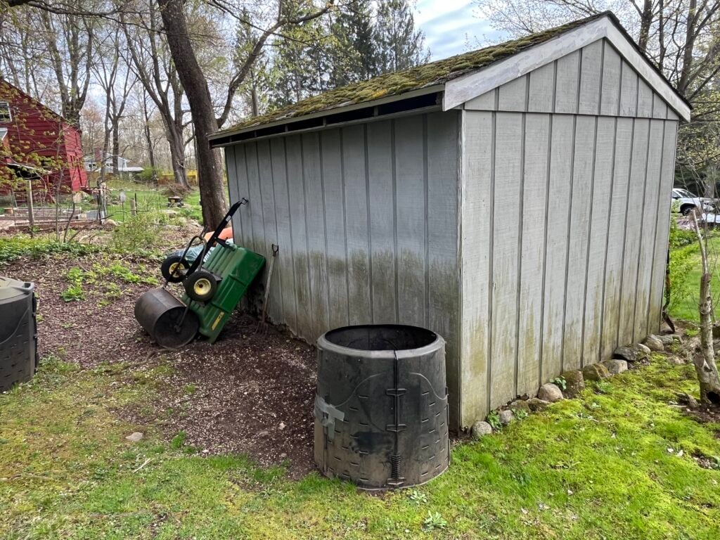 Shed and Deck Renovation in Granby — deck renovation