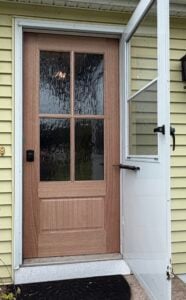 Front Door Installation in Granby — Carpentry