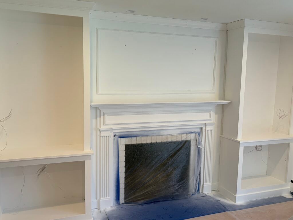 Built-In Cabinetry West Hartford — shadow box panels