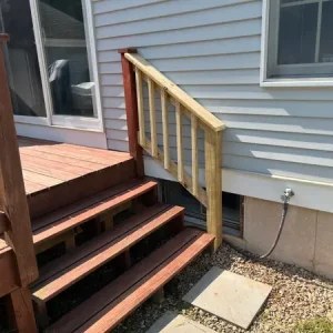 Deck Railing Addition in Granby