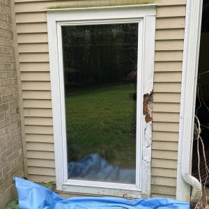 Basement Window Wood Rot Repair in Avon